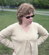 Offended woman photo